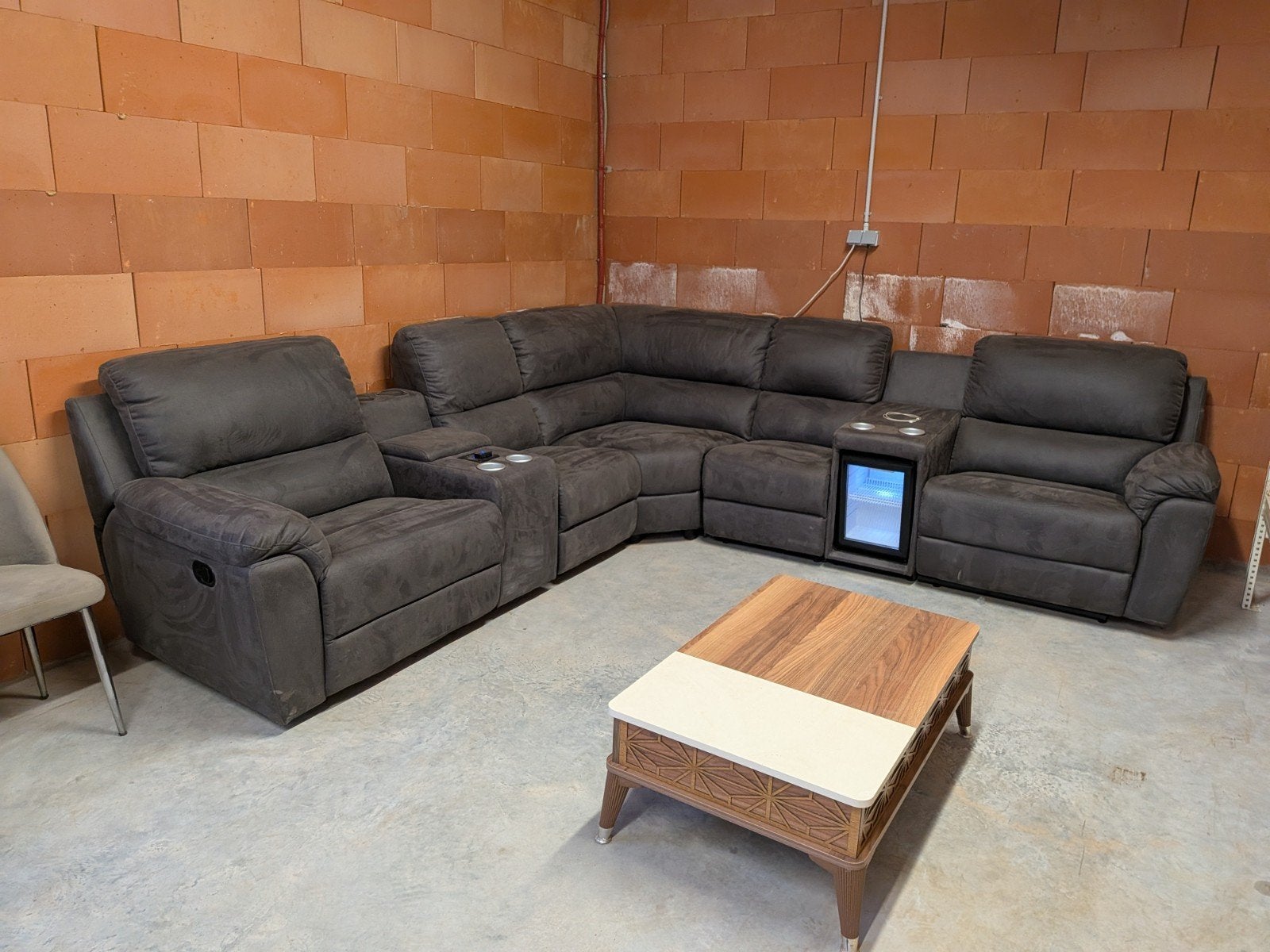 Zetel te koop, Ophalen, Hoekbank, 300 cm of meer, 75 tot 100 cm