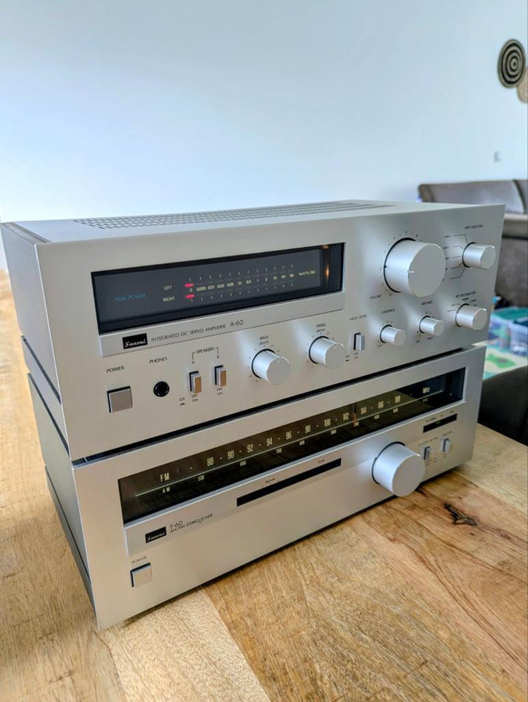 Sansui versterker en tuner > vintage audio, Ophalen