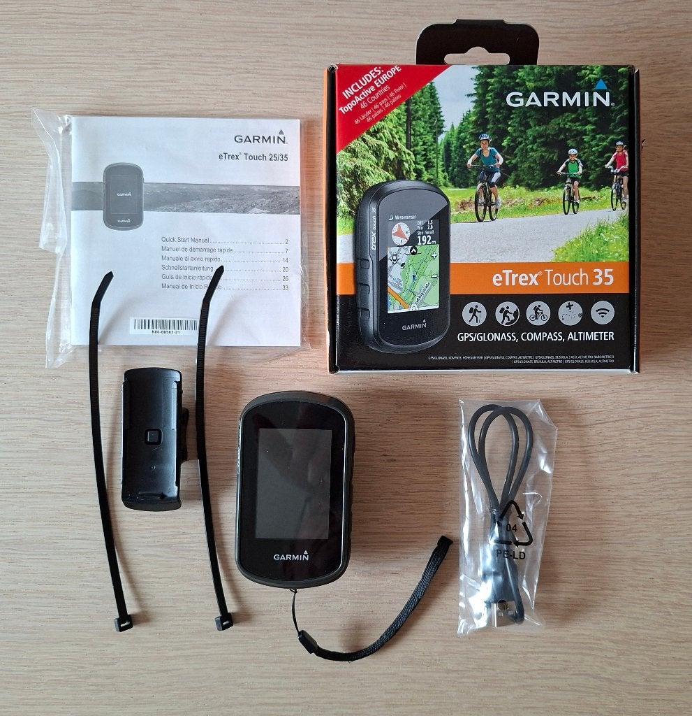 Garmin eTrex Touch 35 - TopoActive Europe - wandelen/fietsen, Ophalen, Zo goed als nieuw