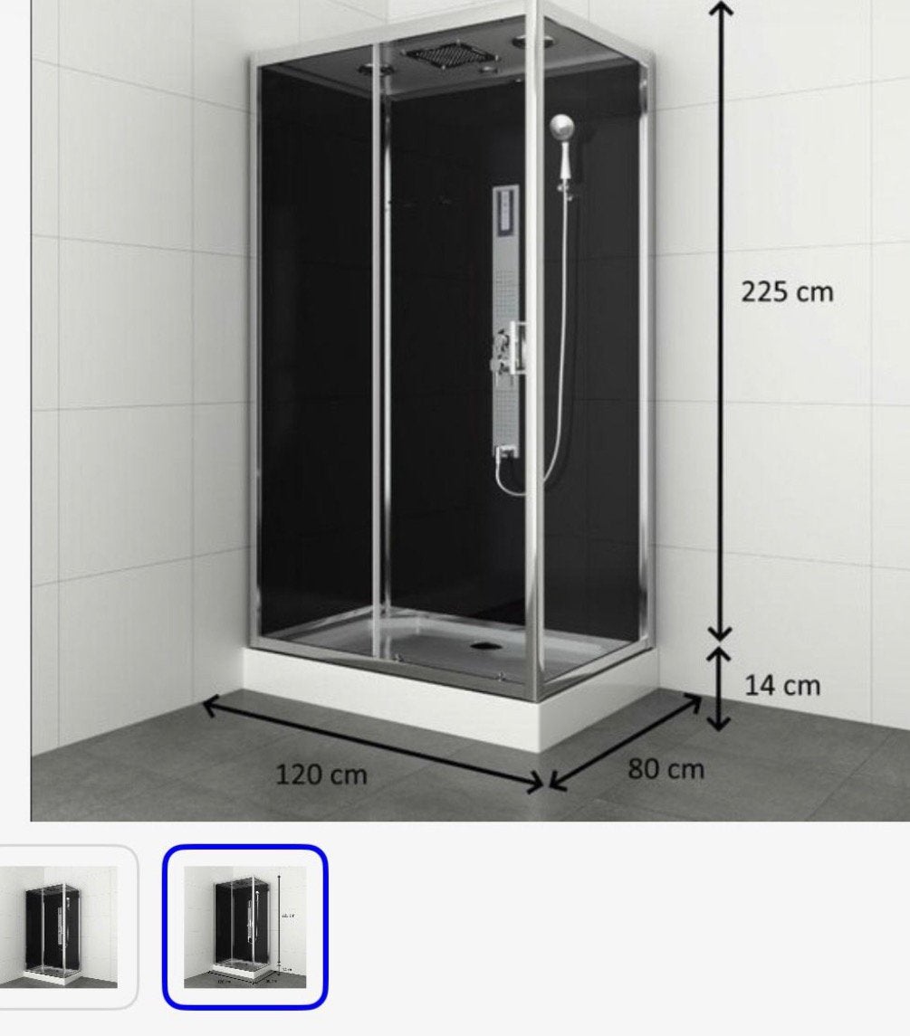 Douche cabine (volledige set- gebruiksklaar)  nieuwstaat!, Enlèvement, Comme neuf