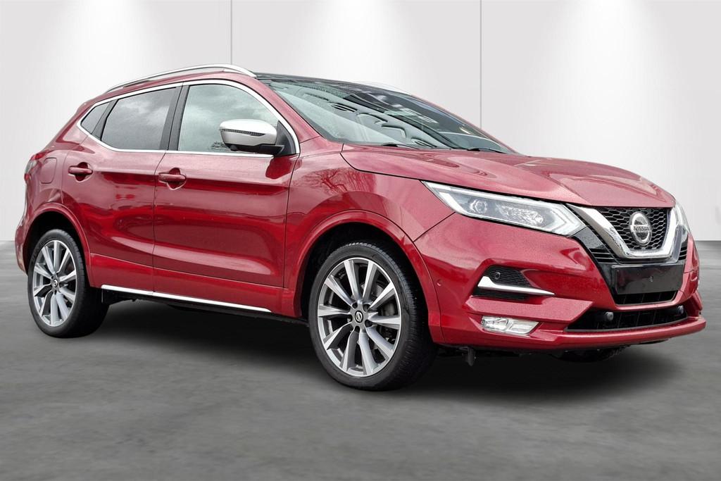 Nissan QASHQAI Full-option-Aut-Pano-Carplay-GPS-Airco, Rouge, 159 ch, Achat, 117 kW