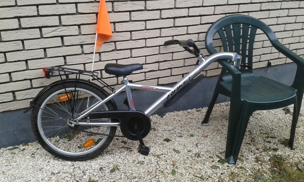 Aanhangfiets voor kinderen, Vélos & Vélomoteurs, Accessoires vélo | Remorques, Enlèvement, Utilisé, Vélo suiveur, Raket