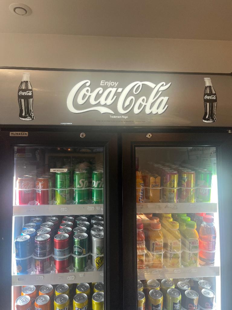 Frigo double porte coca cola, Enlèvement, Boissons