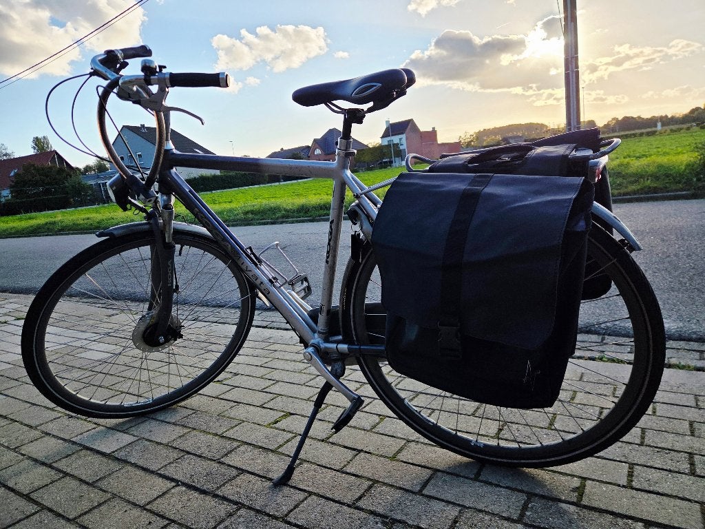 Dubbele fietstas, Fietsen en Brommers, Ophalen, Zo goed als nieuw, Voltano