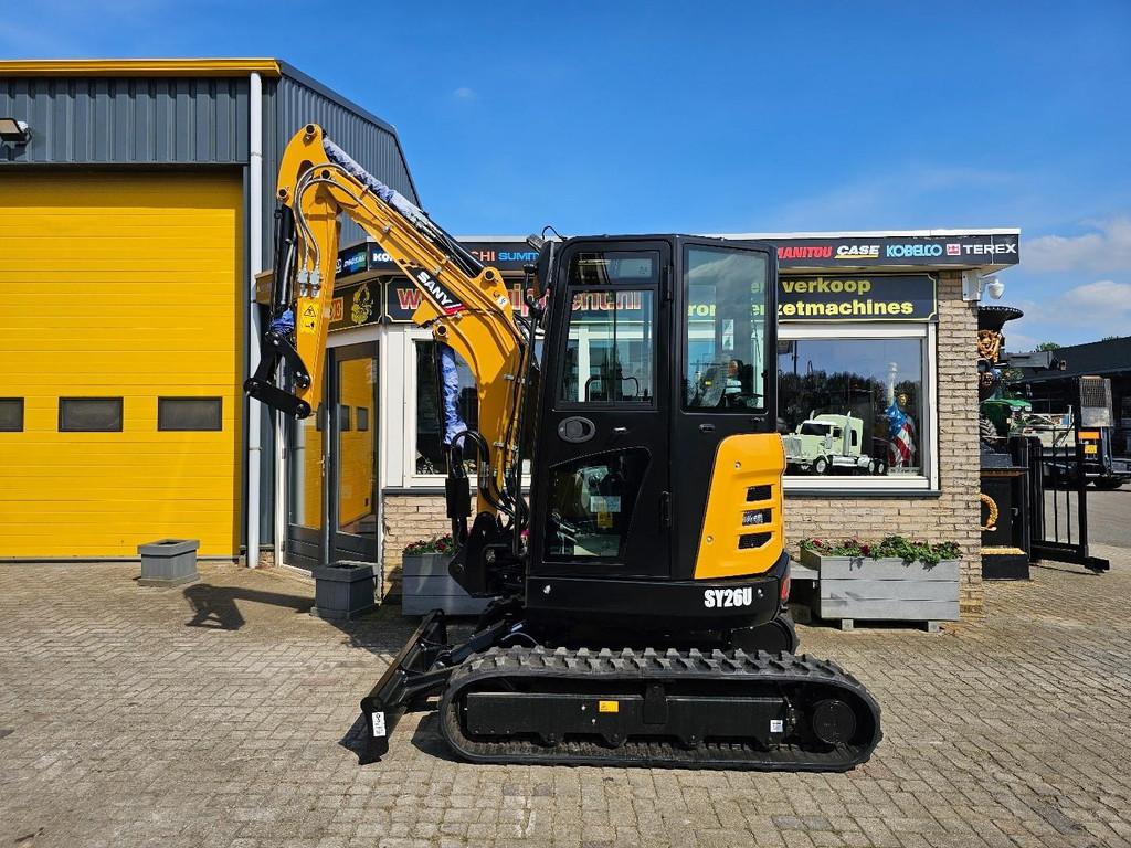 Sany SY26U WE1695, Zakelijke goederen, Machines en Bouw | Kranen en Graafmachines, Graafmachine