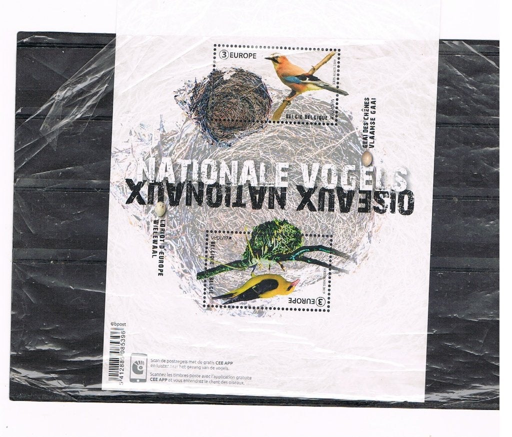 BELGIE: BLOK NR 278 POSTFRIS-NATIONALE VOGELS-2019, Ophalen of Verzenden, Postfris