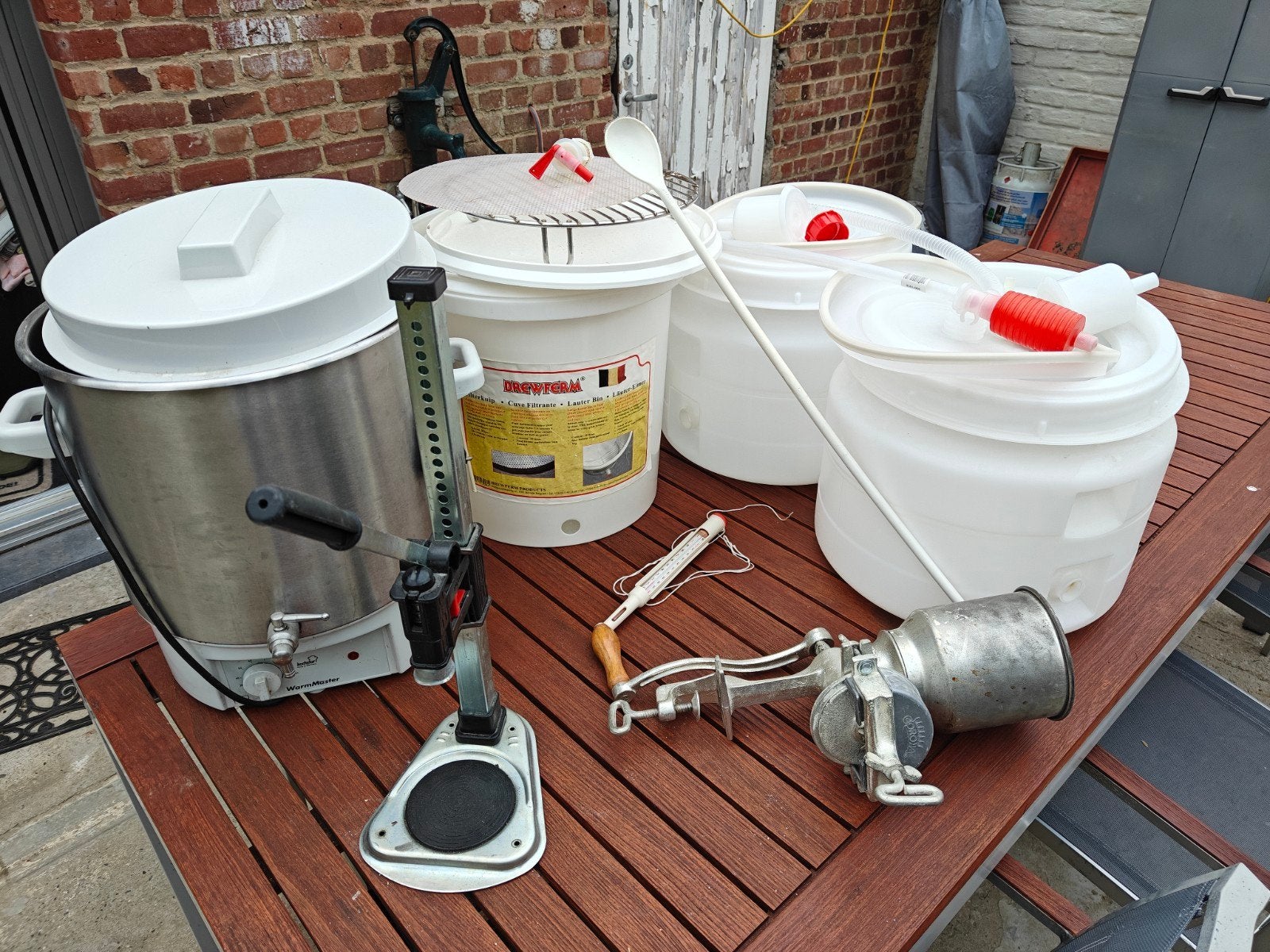 Kit de brassage de bière, Enlèvement