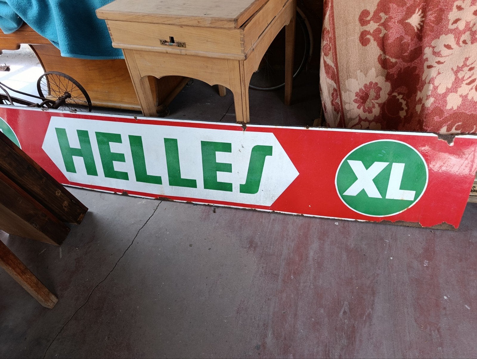 groot reclame bord, Verzamelen, Ophalen