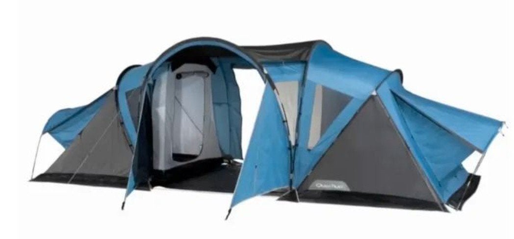 Quechua T4.2 XL air, Caravans en Kamperen, Ophalen, Zo goed als nieuw, Tot en met 4