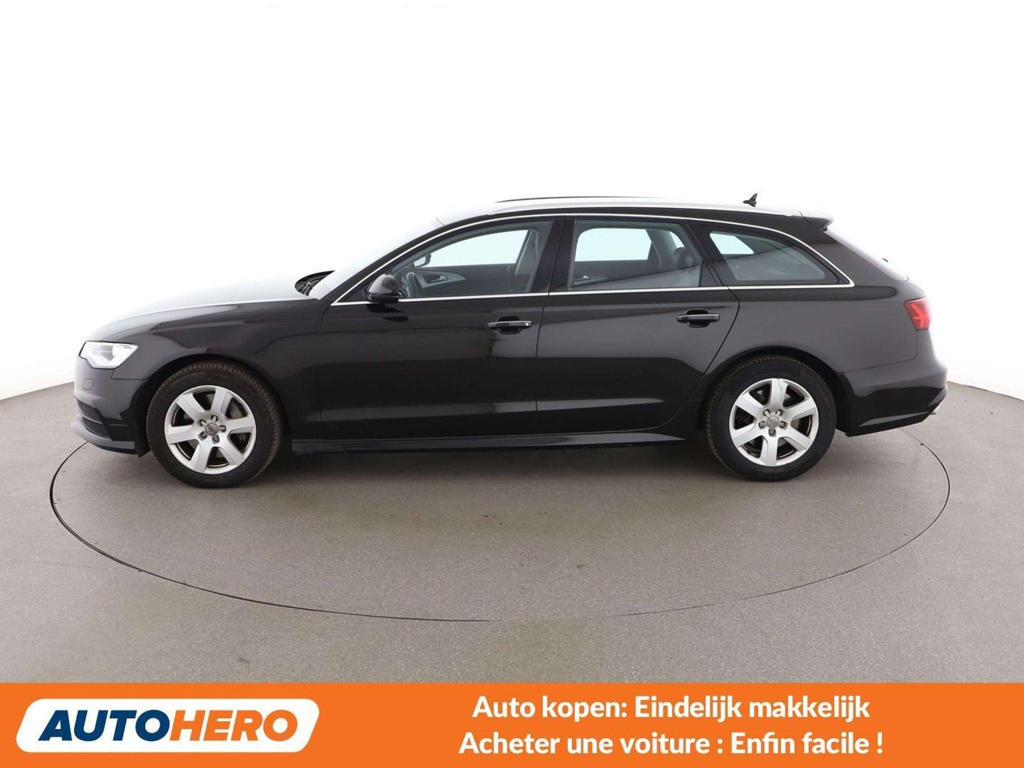 Audi A6 2.0 TFSI quattro (bj 2017, automaat), Auto's, Gebruikt, Zwart, Zwart, Leder