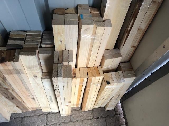 Timmerhout planken en balkjes, Bricolage & Construction, Bois & Planches, Enlèvement, Comme neuf