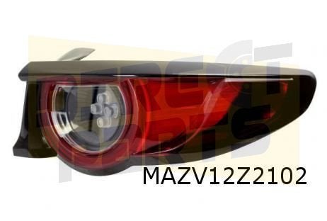 Mazda 3 (3/19-) Achterlicht Rechts buiten (5-drs.) Origineel, -, Verzenden, -, Nieuw