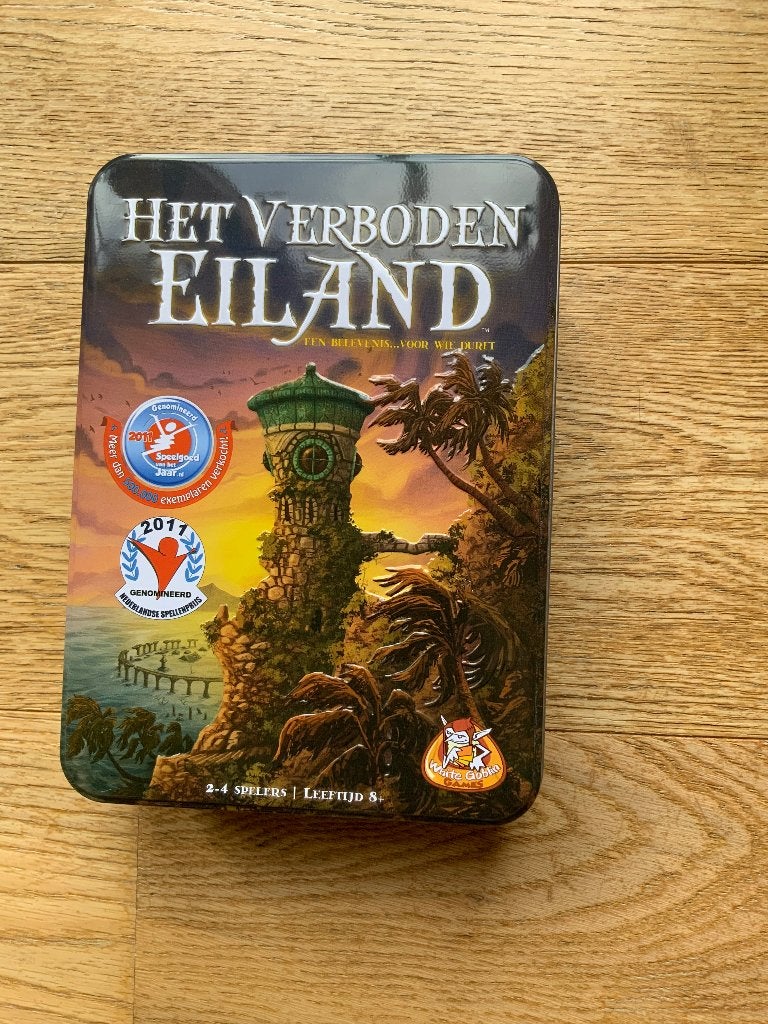 Het Verboden Eiland, Een of twee spelers, Ophalen of Verzenden, Zo goed als nieuw, White Goblin Games