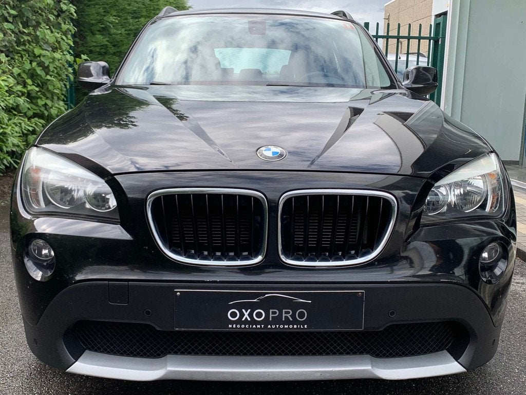 BMW X1 Xdrive 2.0D 4x4 / Xdrive18D / Gps Pro / Cuir / Cruise, 4 cilinders, 136 pk, Zwart, Leder