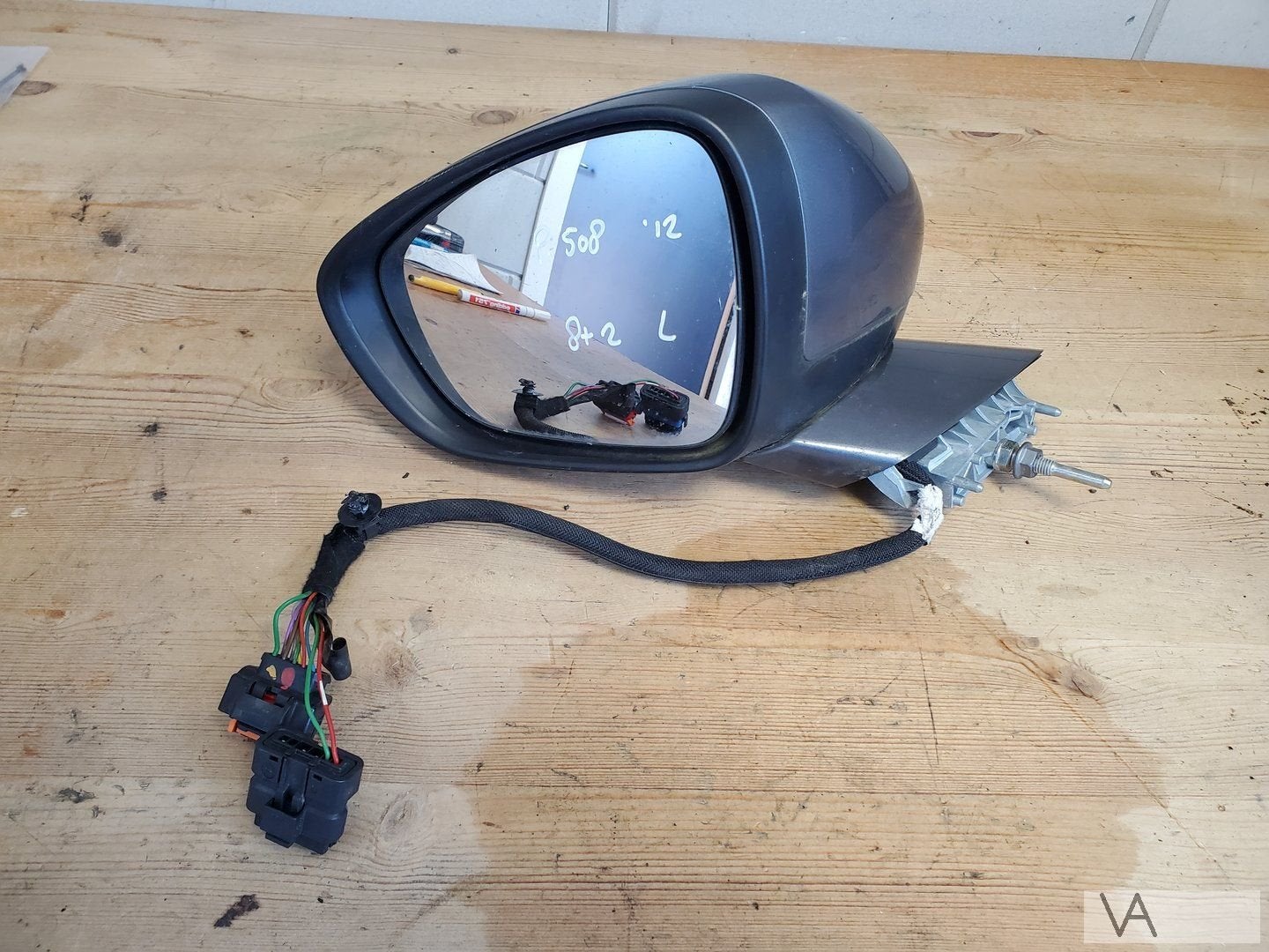 Peugeot 508 2010 - 2018 spiegel links 10 daden lampje €75, Gebruikt, -, -, Ophalen of Verzenden