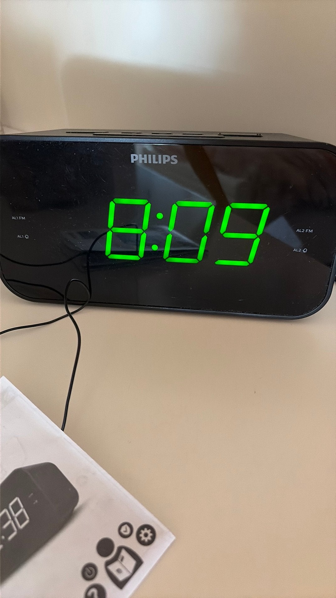 Klokradio philips, Elektronische apparatuur, Wekkers, Ophalen, Zo goed als nieuw