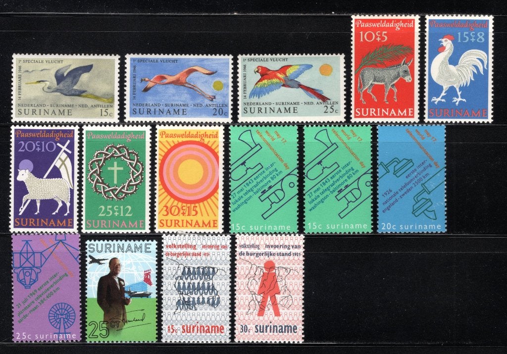 SURINAME Lot 1971 MH/MNH, Timbres & Monnaies, Timbres | Surinam, Envoi, Non oblitéré