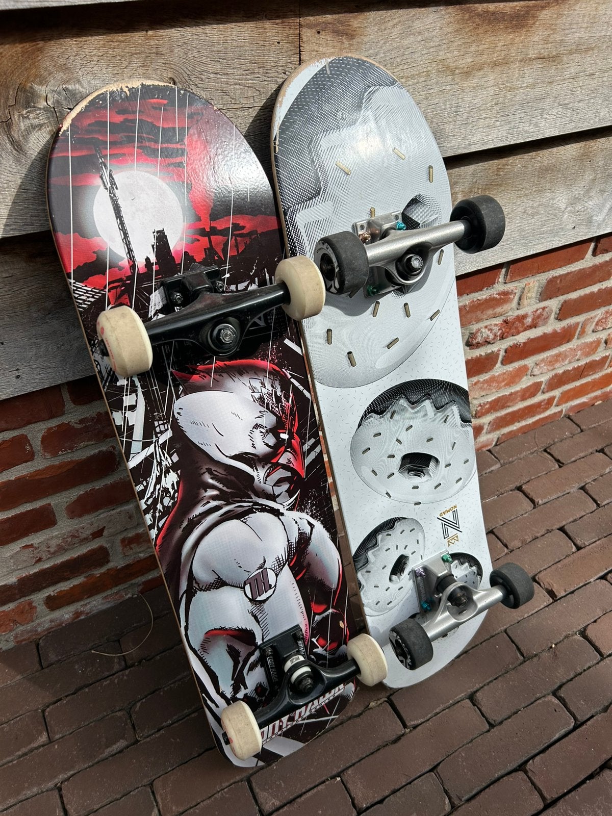 4 Skateboards (nomad en andere), Ophalen, Zo goed als nieuw
