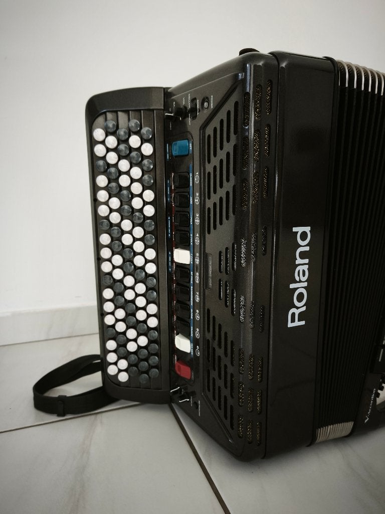 Roland FR-3sb accordion, Autres marques, Avec valise, Comme neuf, Enlèvement