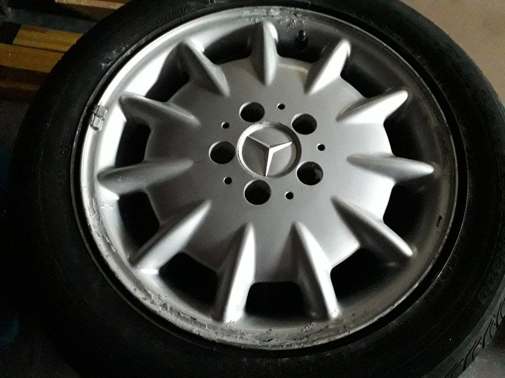 Mercedes Benz 16 inch velgen, Ophalen, Gebruikt, 16 inch, Banden en Velgen