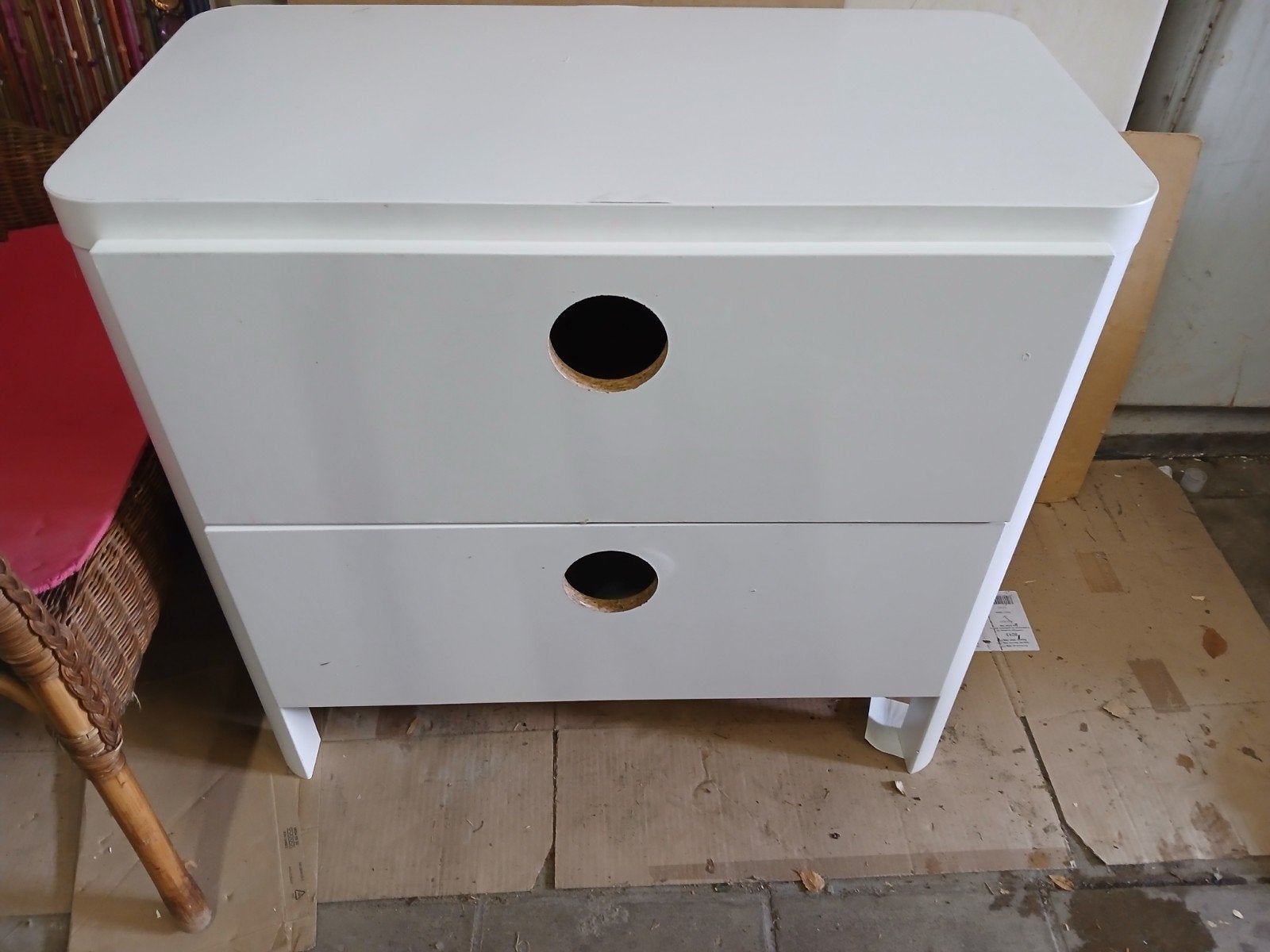 petit meuble 2 tiroirs, Enlèvement