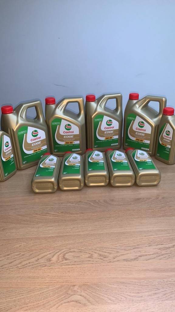 Motorolie 5w30ll castrol, Verzamelen, Blikken, Ophalen of Verzenden, Zo goed als nieuw