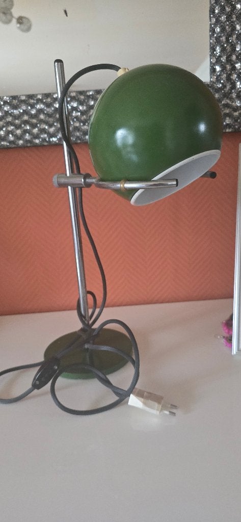 Vintage Eyeball bureaulamp, Bureaulamp, Gebruikt, Overige merken, 45 cm