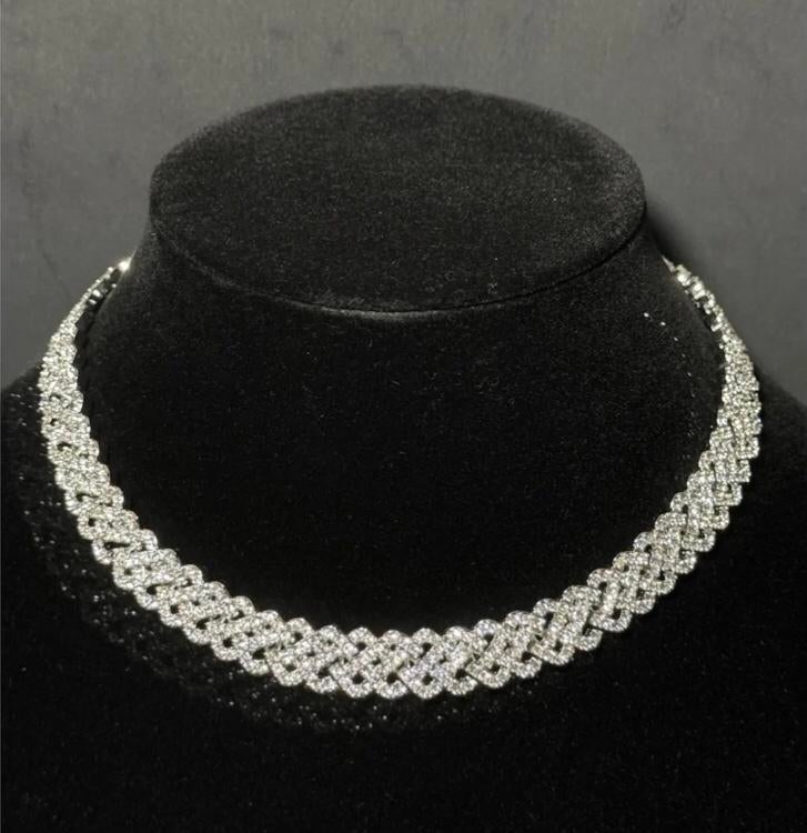 Collier en cristal transparent Swarovski, Enlèvement ou Envoi, Utilisé