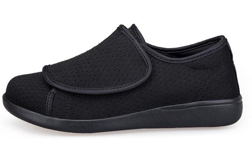 Nouvelles chaussures orthopédiques unisexes pour diabétiques, Enlèvement, Noir