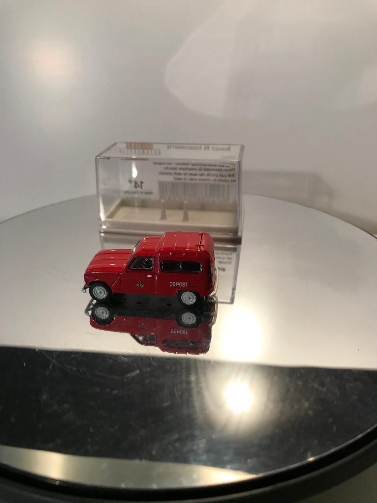 RENAULT R4 FOURGONNETTE - DE POST - BREKINA - 1:87, Envoi, Neuf, Voiture, Brekina