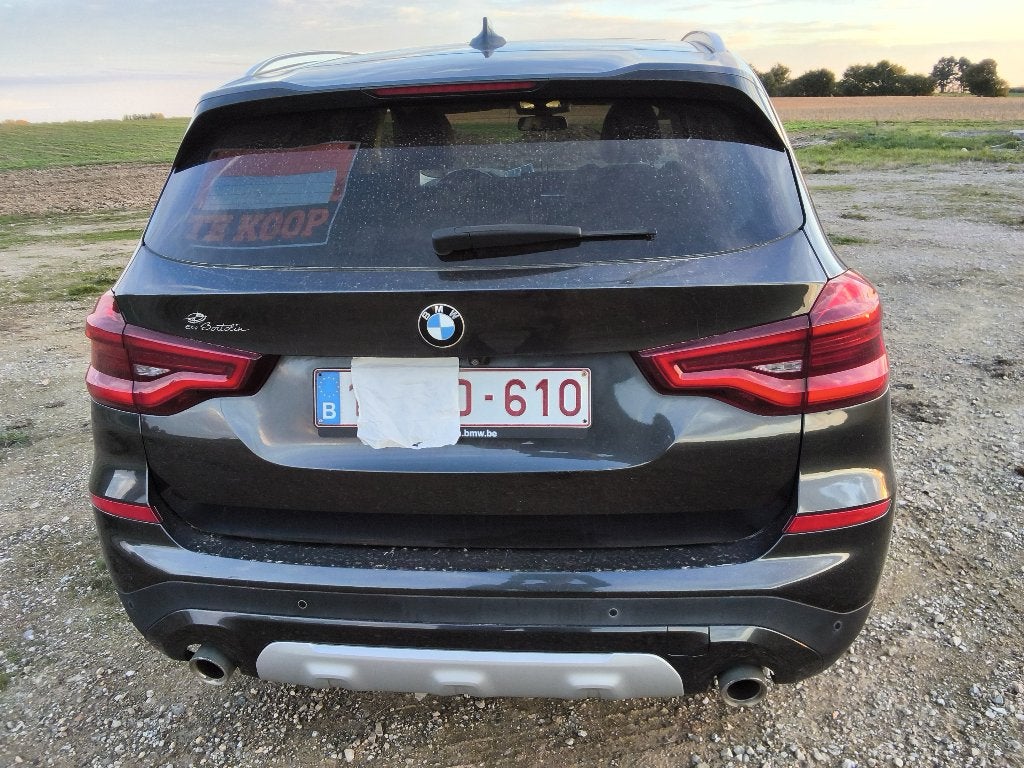 BMW X3 van 2019 benzine, Autos, Cuir, Euro 6, Entretenue par le concessionnaire, Noir