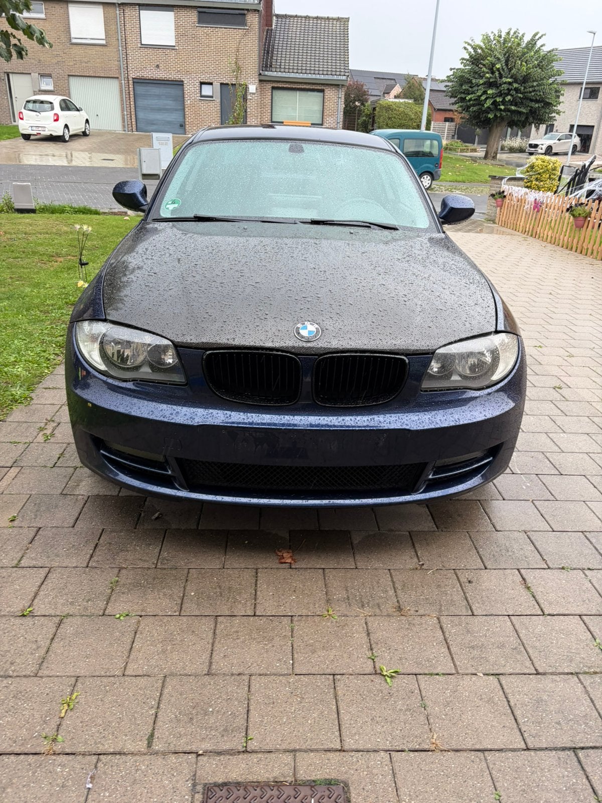 BMW 118d, 4 cilinders, Blauw, Grijs, Particulier