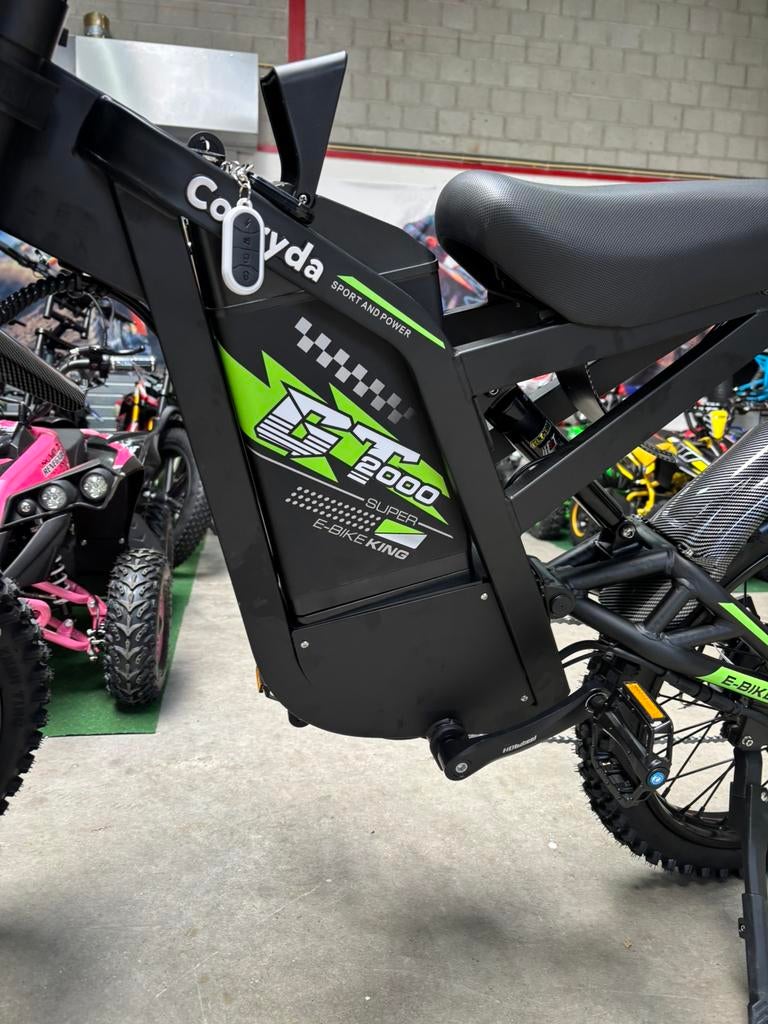 🚀Nieuw OUXI GT2000 GREEN 2000W CROSSFIETS CROSSBIKE FATBIKE, Ophalen of Verzenden, Nieuw, 24 inch of meer, V-brakes