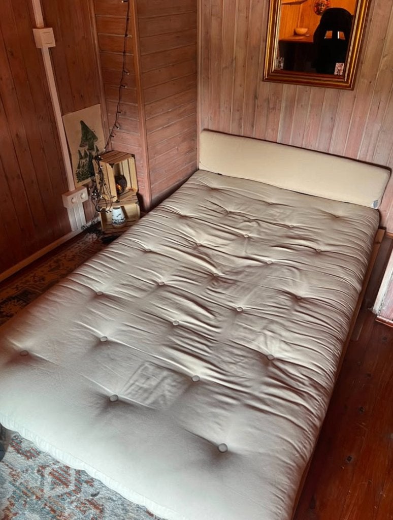 Japans bed Karup, Japans, Comme neuf, Enlèvement, Crème