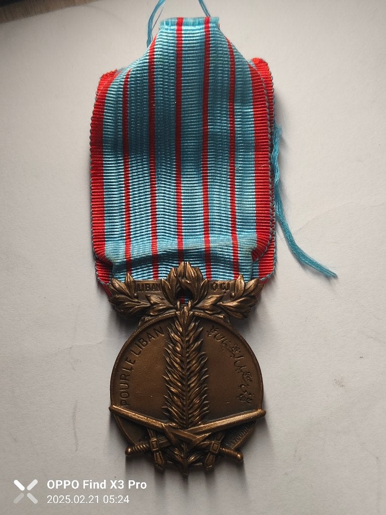 Médaille Liban Commémorative de 1926, Collections, Enlèvement ou Envoi