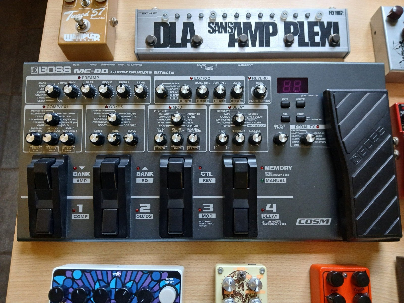 Boss ME-80 Multi-effect module, Ophalen, Zo goed als nieuw, Multi-effect