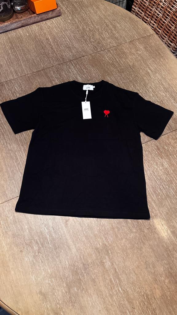Tee-shirt Ami Paris, Envoi, Neuf, Taille 48/50 (M), Noir