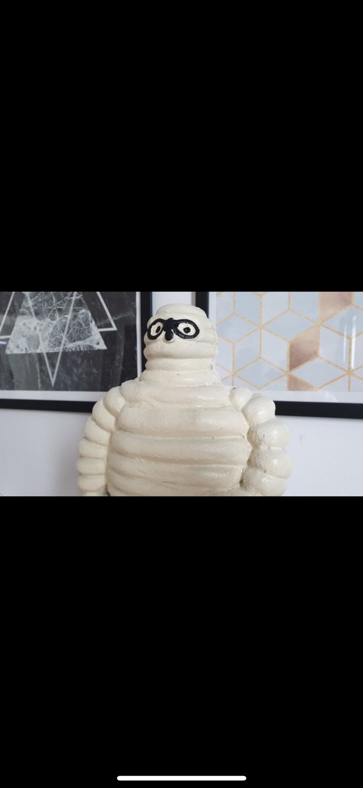 Michelin Bibendum statue en fonte 8kg 34cm Déco vintage, Collections, Enlèvement, Comme neuf