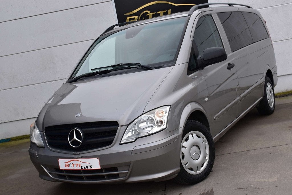 Mercedes-Benz Vito 2.2 CDI* Dubbel Cabine 5plaatsen* Trekhaa, Auto's, Euro 5, Stof, Gebruikt, 4 cilinders