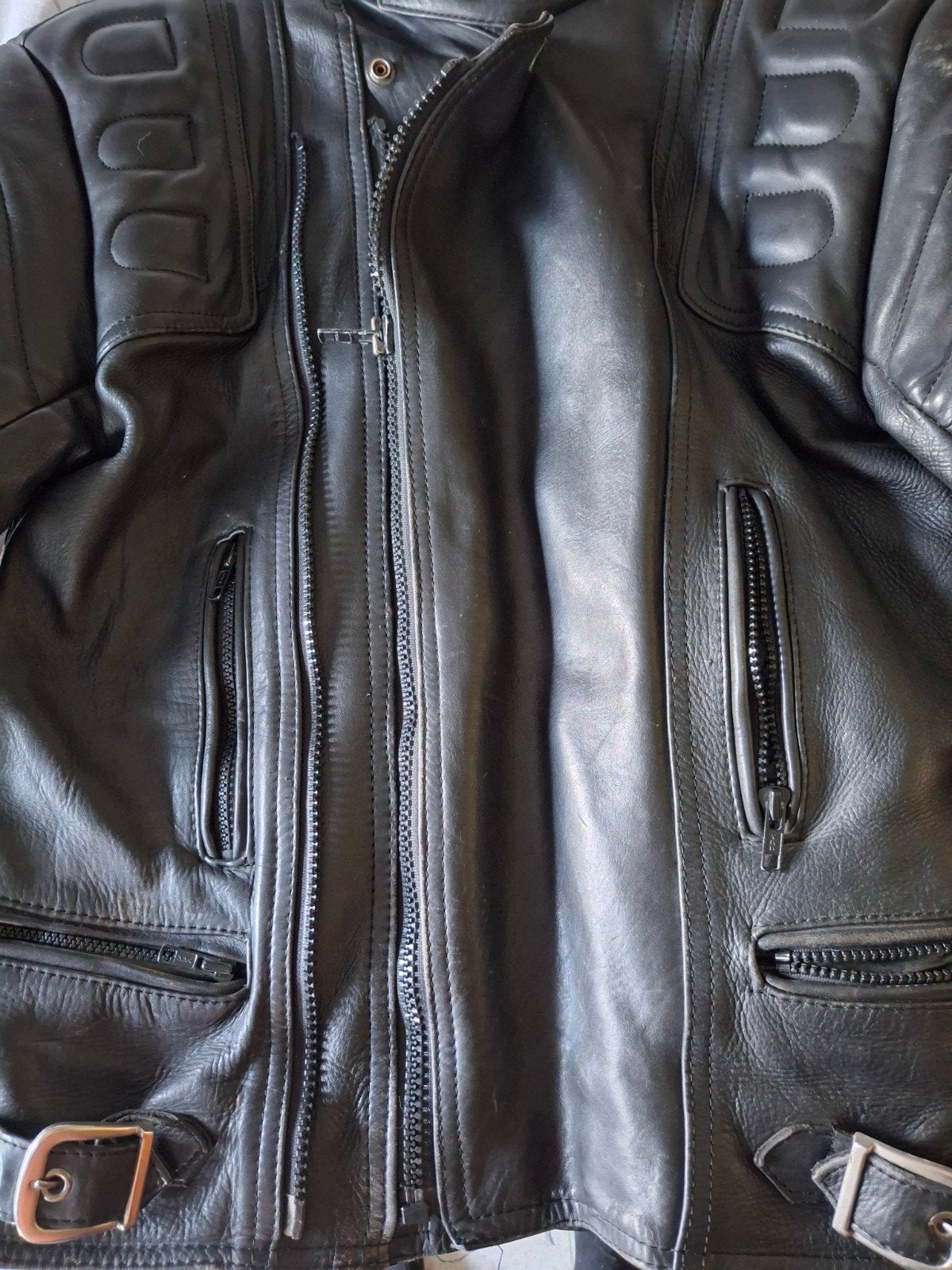 Leren Motorjas Voor Heren M/L, Seconde main, Enlèvement, Hommes, Sportex Apollo