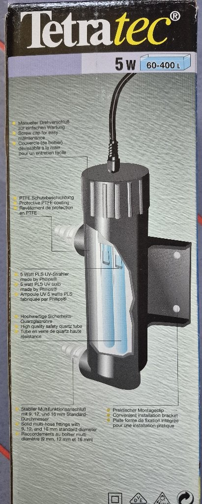 UV filter voor aquarium Tetra, Animaux & Accessoires, Poissons | Aquariums & Accessoires, Comme neuf, Autres types, Tetra, Enlèvement ou Envoi