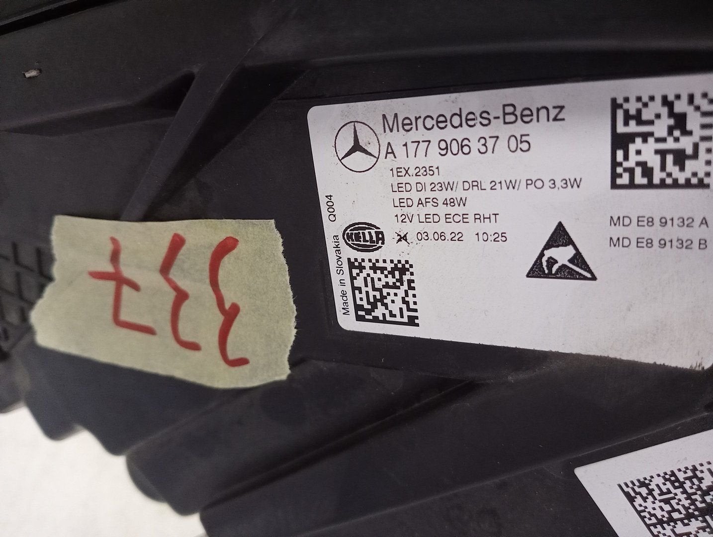 Mercedes A-Klasse W177 koplamp links A1779063805, Utilisé, -, -, Enlèvement ou Envoi