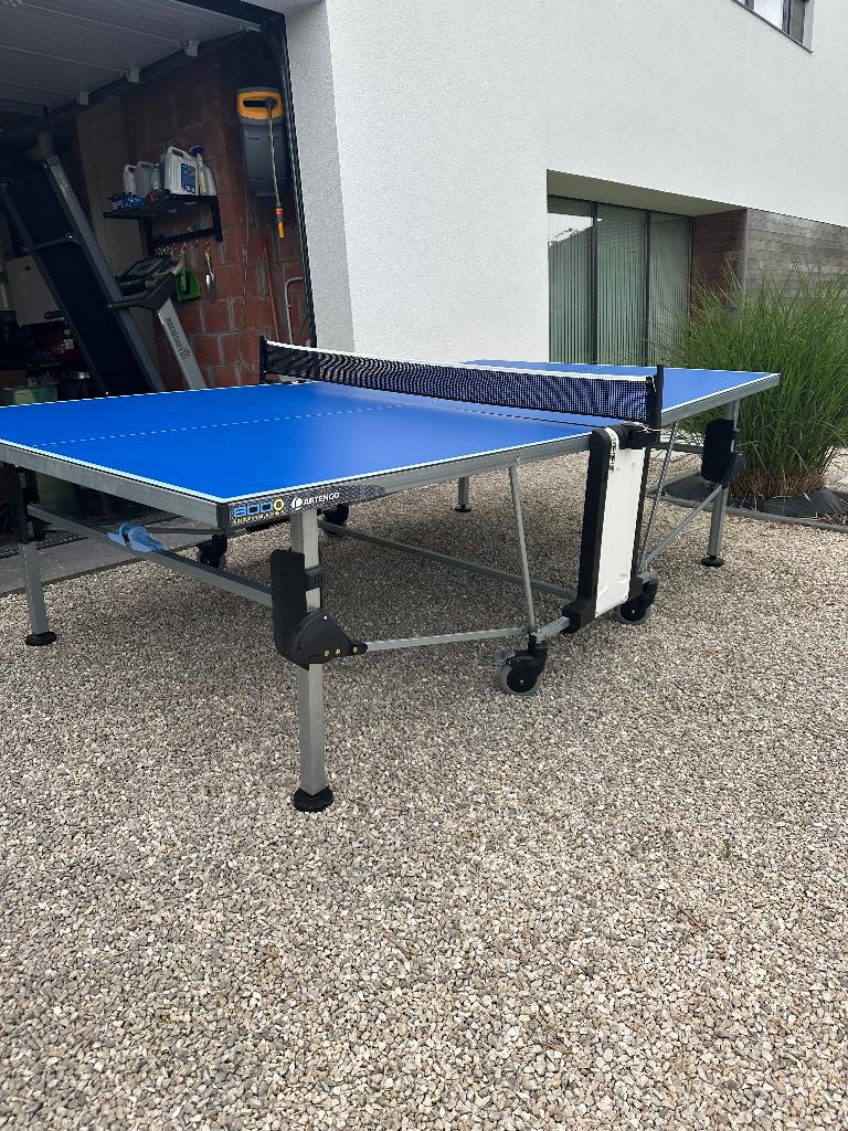 Pingpongtafel Perfecte staat, Ophalen, Zo goed als nieuw, Tafel Outdoor, Verrijdbaar