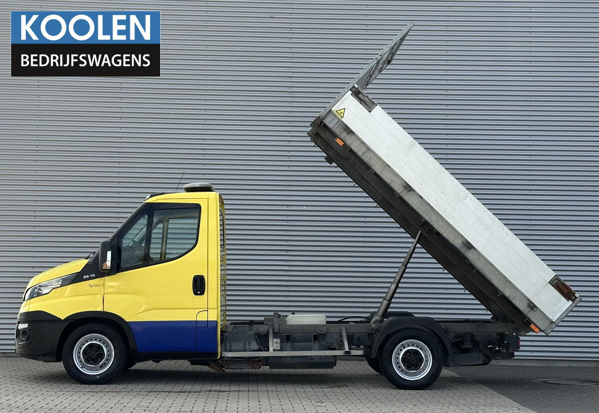 Iveco Daily 35S14N 3.0 345 kipper openlaadbak airco trekhaak, Autos, 100 kW, Euro 6, Entreprise, Boîte manuelle