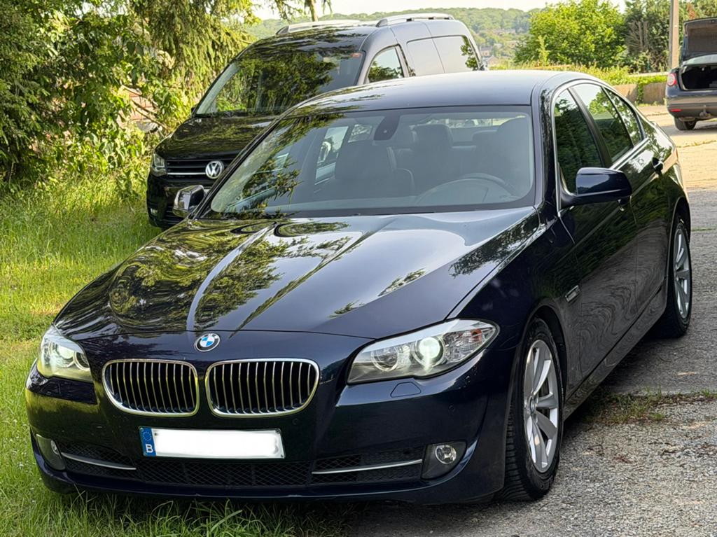 Bmw 523 i 6 cilinders/Autobox/ Xenon/Leer/ 100% Belgisch, Automaat, Euro 5, Achterwielaandrijving, Blauw
