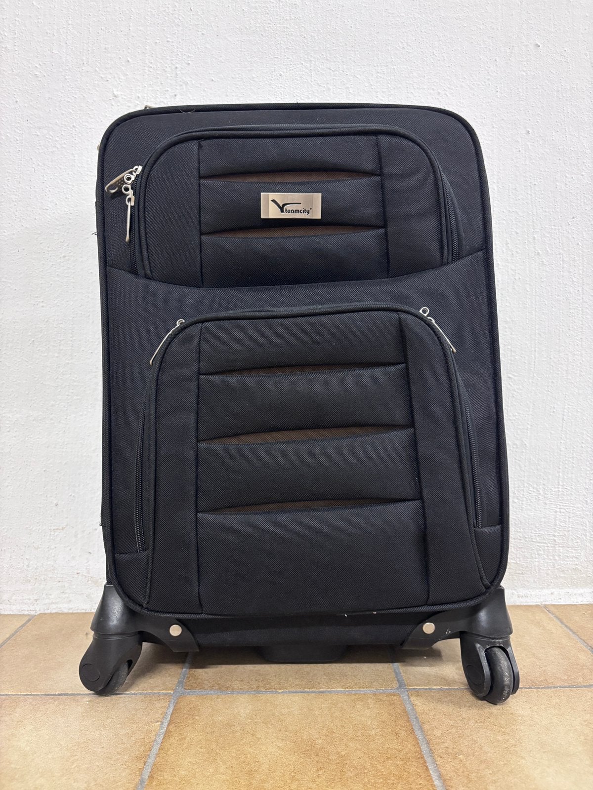Reiskoffer / trolley, Ophalen, Uitschuifbare handgreep, Gebruikt, 50 tot 60 cm