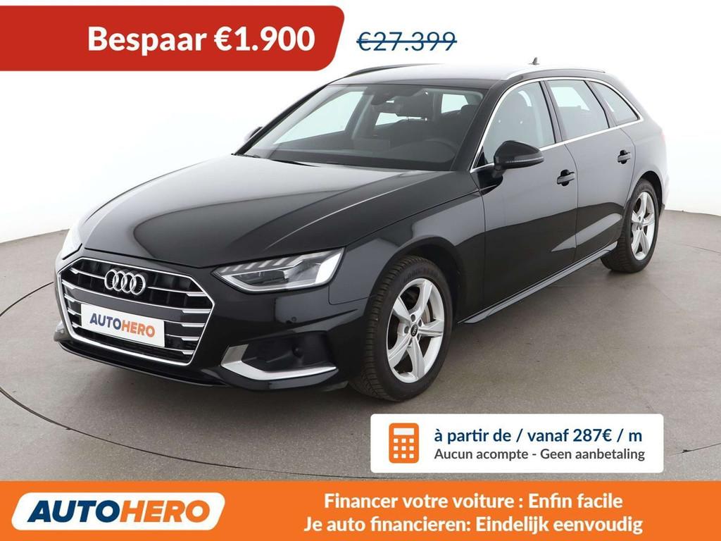 Audi A4 40 TFSI Mild-Hybrid advanced (bj 2023, automaat), Auto's, Stof, 1984 cc, https://public.car-pass.be/vhr/5d8642f0-b78d-43c7-b54c-932994797203