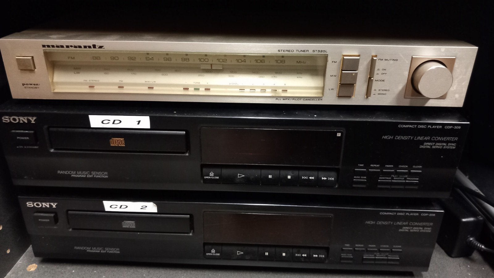 2 sony CDP -309 en 209, Ophalen