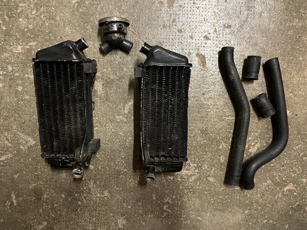 Honda CR125 1981 Elsinore radiateurs, Enlèvement ou Envoi