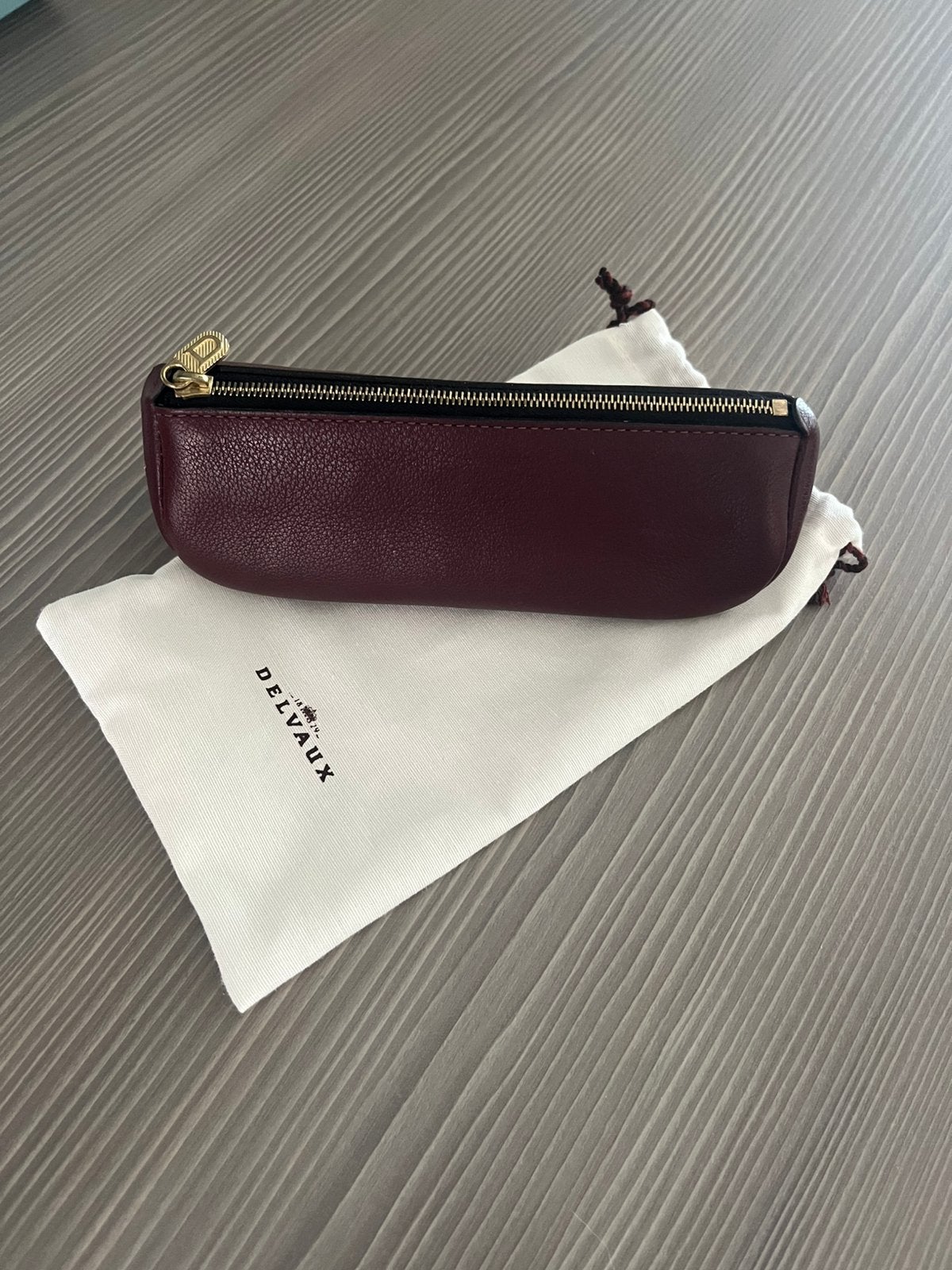 Delvaux etui, Overige kleuren, Nieuw, Leder, Ophalen